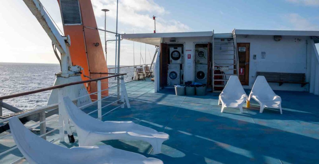 main deck of boat